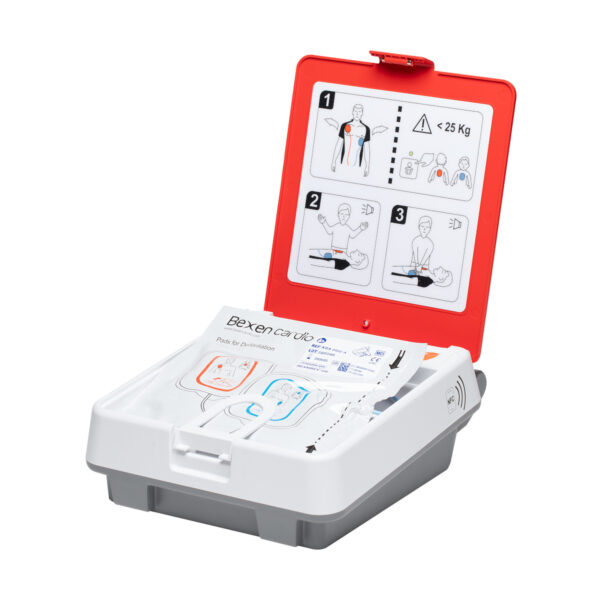 Defibrylator AED Reanibex 100 - Otwarty Bok