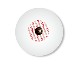 Elektrody EKG ES GS 43 średnica 43mm ESVISENSOR dla dorosłych (50 szt.) ES-GS-43