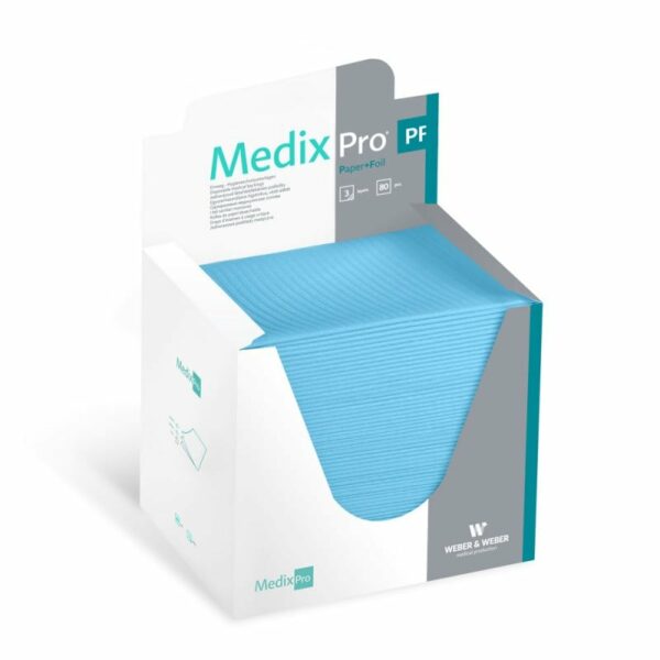 Podkłady MEDIXPRO PF 33x48cm bibułowo-foliowe cięte SKŁADANE 3-warstwowe (80 szt.) - obrazek 3