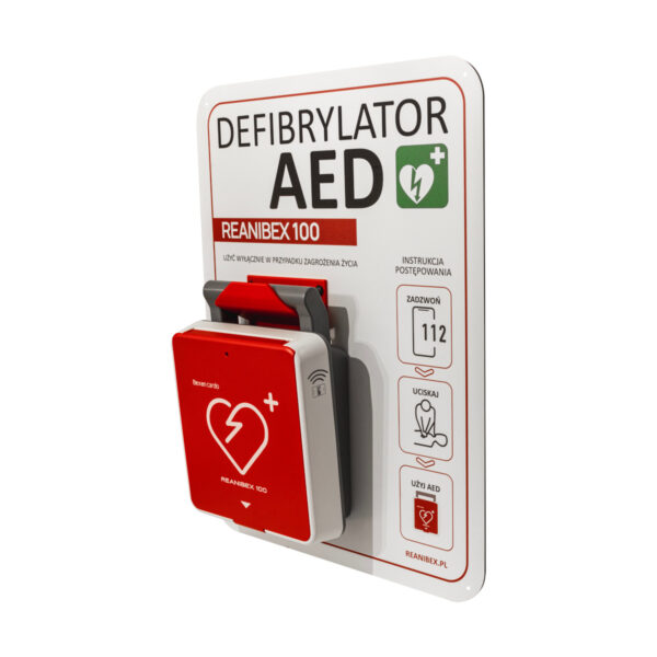 Tablica ścienna do defibrylatora AED Reanibex 100 - obrazek 2