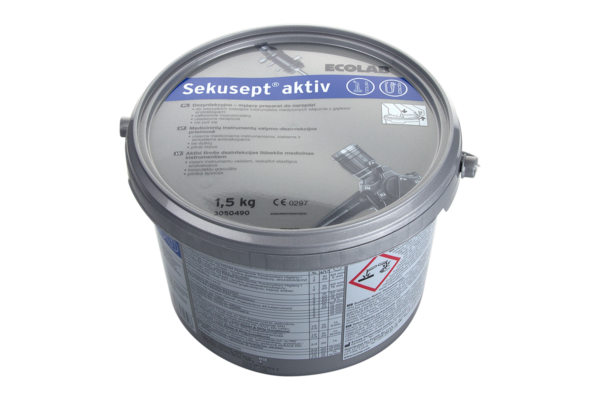 Ecolab SEKUSEPT AKTIV 1,5 kg proszek do mycia i dezynfekcji narzędzi 3050550 - obrazek 2