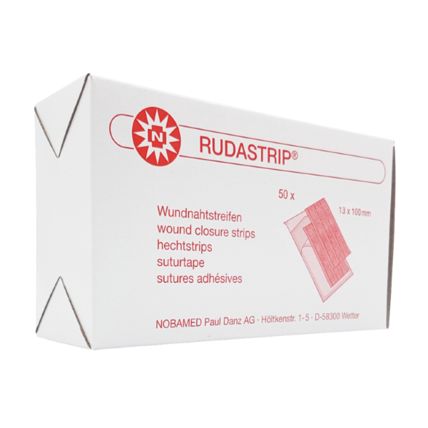 RUDASTRIP 13 x 100mm 6szt w blistrze paski do zamykania ran (50 blistrów) 066012 - obrazek 2