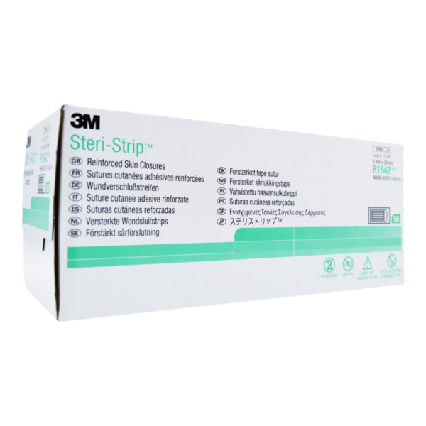 3M STERI-STRIP R1542 6 x 38mm ZIELONE 6 sztuk w blistrze (50 blistrów) R1542 - obrazek 3