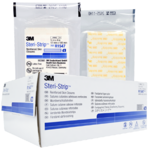 3M STERI-STRIP R1547 12 x 100 mm NIEBIESKIE 6szt w blistrze (50 blistrów) R1547