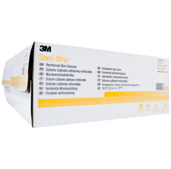 3M STERI-STRIP R1548 25 x 125 mm ŻÓŁTE 4szt w blistrze (25 blistrów) R1548 - obrazek 3