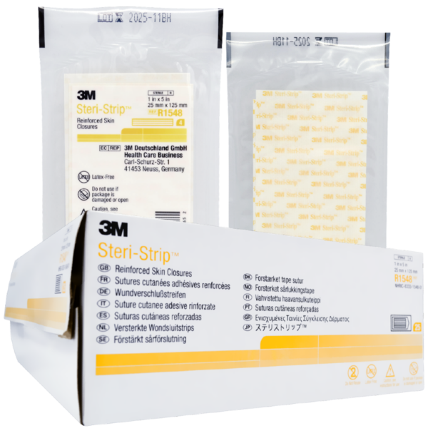 3M STERI-STRIP R1548 25 x 125 mm ŻÓŁTE 4szt w blistrze (25 blistrów) R1548