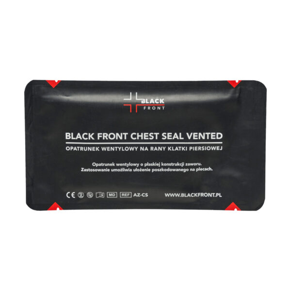 Opatrunek wentylowy Black Front Chest Seal Vented