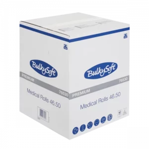 Prześcieradło BULKYSOFT 50cm x 46m PREMIUM podkład celulozowy medyczny w roli biały 2-warstwowy ref. 76530
