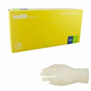 Rękawiczki EASYCARE LATEX PF lateksowe bezpudrowe (100 szt.)