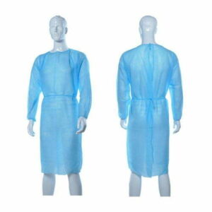 Fartuch medyczny z MANKIETEM rozmiar XL (10 szt.) BETATEX NIEBIESKI 25g włókninowy BT-015-25B4-XL
