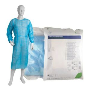 Fartuch chirurgiczny jałowy NORMAL XL ALPHATEX 22g PP plus 1 ręcznik 40x40cm (1 SZTUKA) AT-SGN-XL