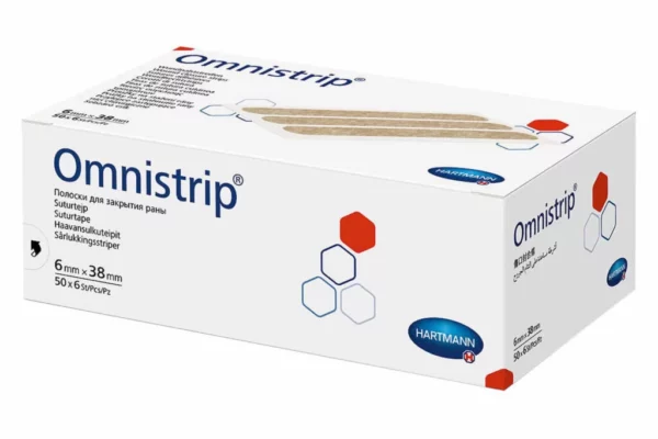 Hartmann OMNISTRIP 6 x 38 mm opakowanie 300szt. 50 x 6 szt. plastry do zamykania ran 540682