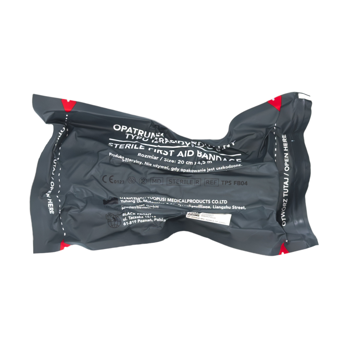 Opatrunek indywidualny typu izraelskiego z elementem dociskowym - obrazek 6