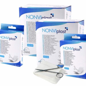 NONVIPLAST 8cm x 5m plaster włókninowy z opatrunkiem NP8500