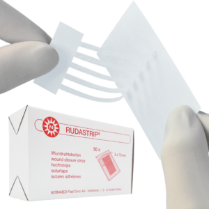 RUDASTRIP 3 x 75mm 5szt w blistrze paski do zamykania ran (50 blistrów) 065803
