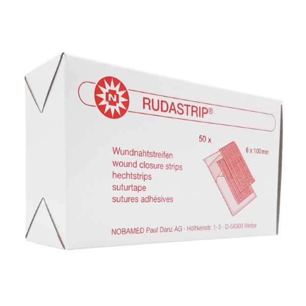 RUDASTRIP 6 x 100mm 10szt w blistrze paski do zamykania ran (50 blistrów) 066006 - obrazek 3