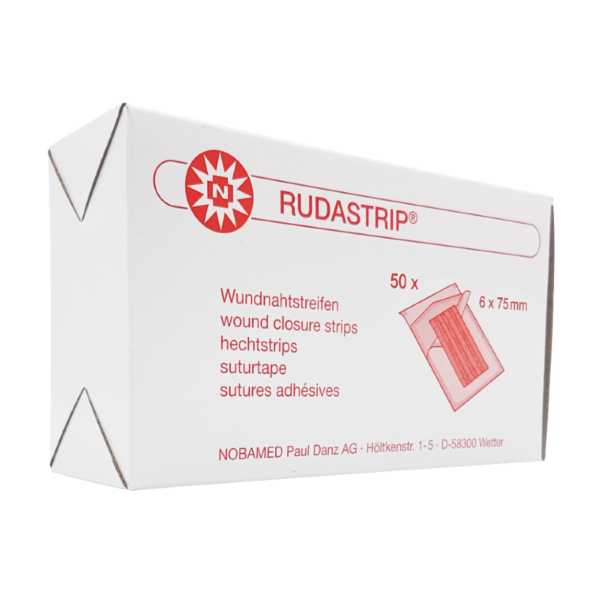 RUDASTRIP 6 x 75mm 3szt w blistrze paski do zamykania ran (50 blistrów) 065806 - obrazek 3
