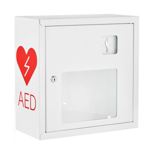 Szafka wewnętrzna, metalowa na defibrylator AED ASB1001