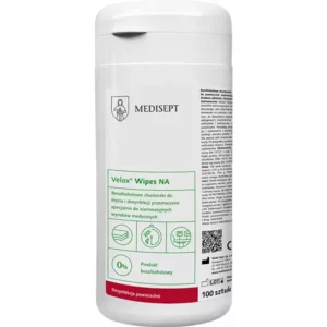 MEDISEPT Velox Wipes NA 100 szt. BOX startowy