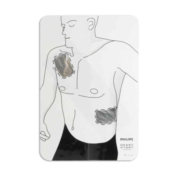 Zestaw szkoleniowy do defibrylatora AED Philips HeartStart FRx – mata i elektrody - obrazek 2