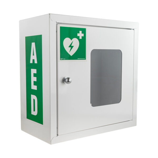 Szafka wewnętrzna, metalowa na defibrylator AED (magnes) - obrazek 2