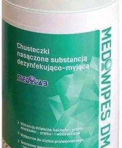 MEDIWIPES DM TUBA chusteczki do dezynfekcji - zielona etykieta (100 szt.) MEDI-2614