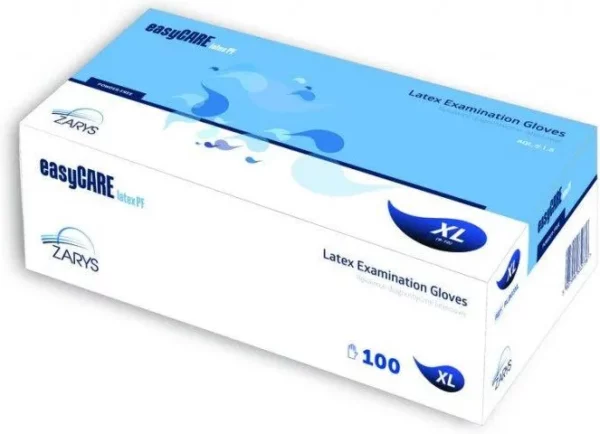 Rękawice lateksowe bezpudrowe easyCARE - obrazek 2