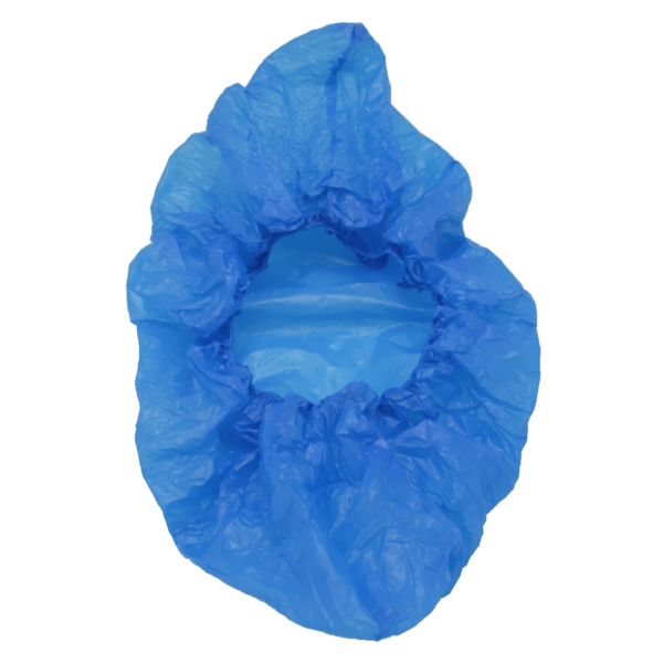 Ochraniacze foliowe na obuwie (100 szt.) BETATEX polietylenowe NIEBIESKIE 38cm BT-002-PEB - obrazek 2