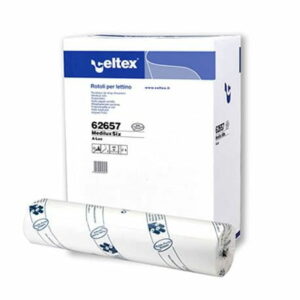 Prześcieradło CELTEX MEDILUX 60cm x 50m podkład celulozowy medyczny w roli biały 2-warstwowy 62657