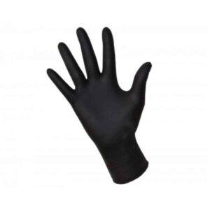 Rękawiczki nitrylowe EASYCARE BLACK ZARYS CZARNE bezpudrowe (100 szt.)