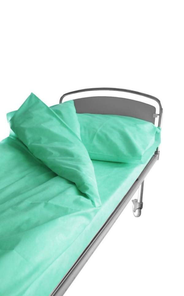 Komplet pościeli medycznej ZIELONY 20g BEDDING 20 poszwa+poszewka+prześcieradło BD20S-001 - obrazek 2