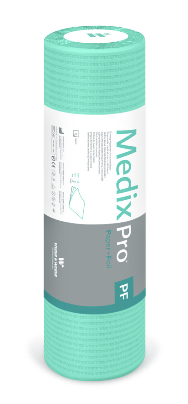 Podkład MEDIXPRO PF 33cm x 50cm papierowo-foliowy 2-w w ROLCE (50 szt.) - obrazek 2