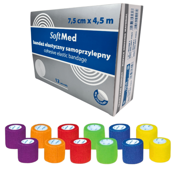 Bandaże kohezyjne SOLID II 12szt. Softmed - obrazek 3