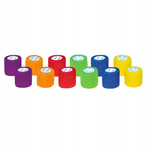 Bandaże kohezyjne 5cm x 4,5m SOLID I 12szt. Softmed - obrazek 2