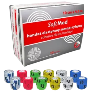Bandaże kohezyjne PRINT I 12szt. Softmed