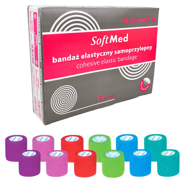 Bandaże kohezyjne SOLID II 12szt. Softmed - obrazek 4