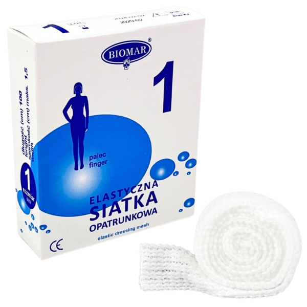 Elastyczna siatka opatrunkowa BIOMAR 1m