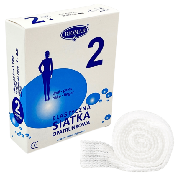 Elastyczna siatka opatrunkowa BIOMAR 1m - obrazek 2