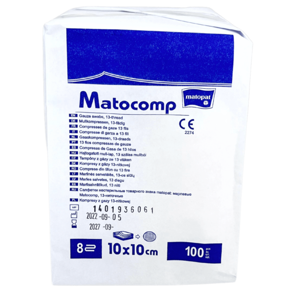 Kompresy z gazy niejałowe Matocomp Matopat - obrazek 2