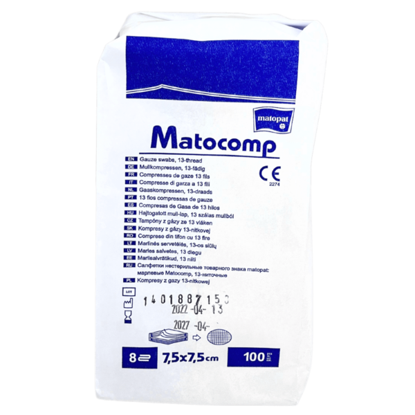 Kompresy z gazy niejałowe Matocomp Matopat - obrazek 3