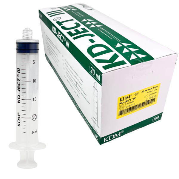 Strzykawka 3-częściowa KD-JECT III (KDM) LUER LOCK (100 szt.) - obrazek 11