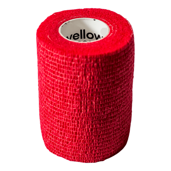 Bandaż kohezyjny samoprzylepny Czerwony YellowBand