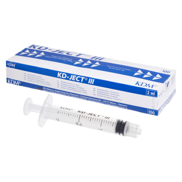 Strzykawka 3-częściowa KD-JECT III (KDM) LUER LOCK (100 szt.) - obrazek 5