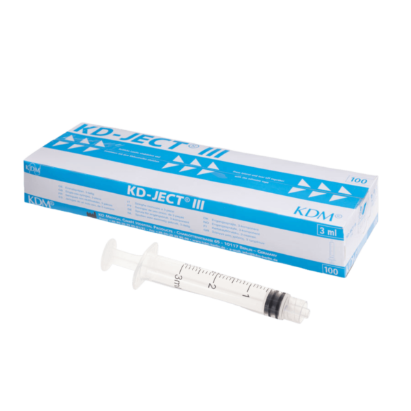 Strzykawka 3-częściowa KD-JECT III (KDM) LUER LOCK (100 szt.) - obrazek 4