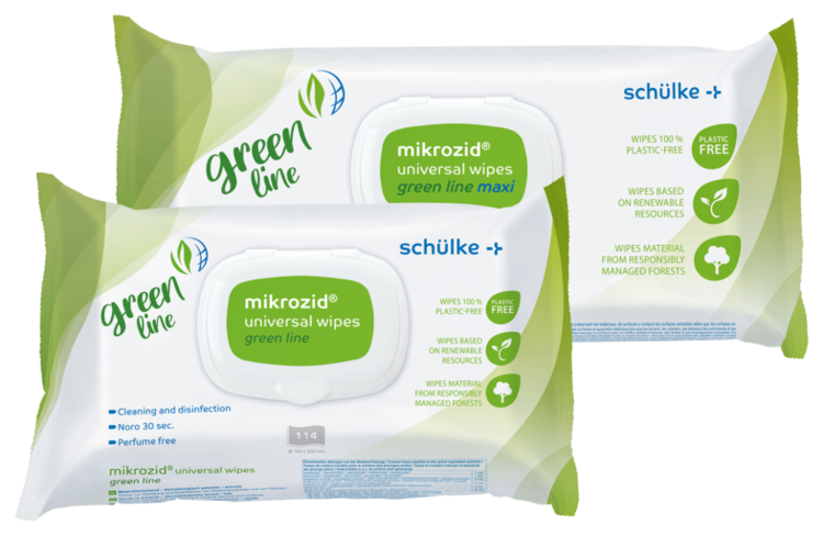Chusteczki do dezynfekcji 114szt. Mikrozid® Green Line Wipes Premium Schulke