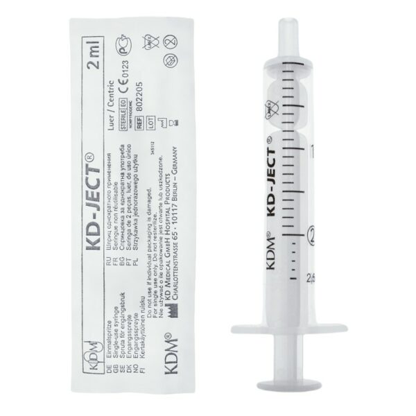 Strzykawka 2-częściowa KD JECT II Luer (100 szt.) - obrazek 6