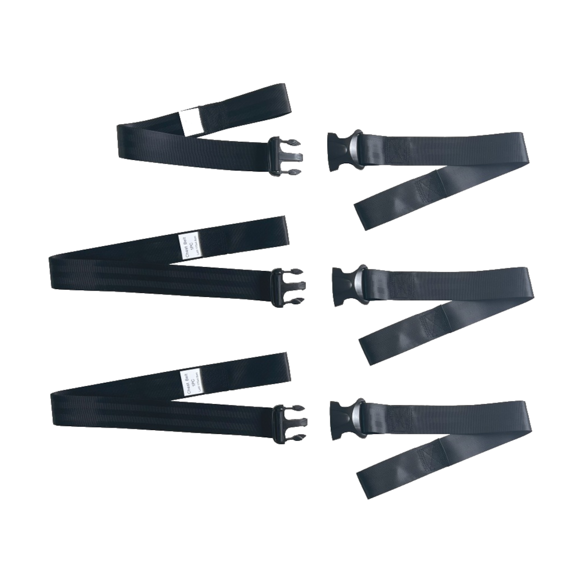 Komplet pasów mocujących do noszy podbierakowych – 3 sztuki