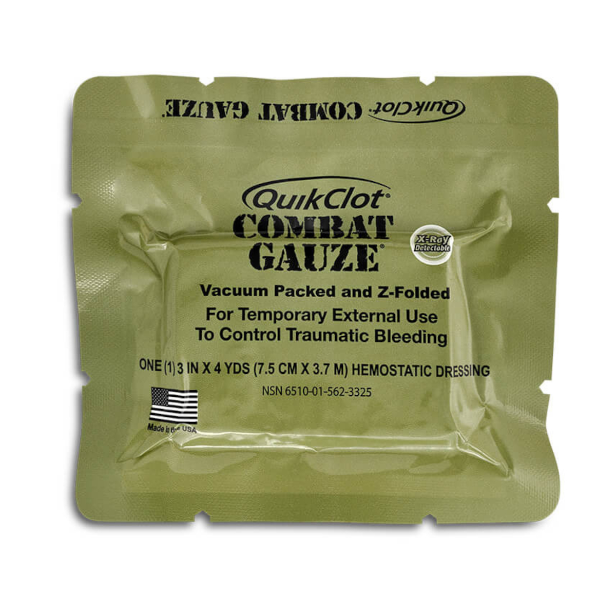 Opatrunek hemostatyczny QuikClot Combat Gauze