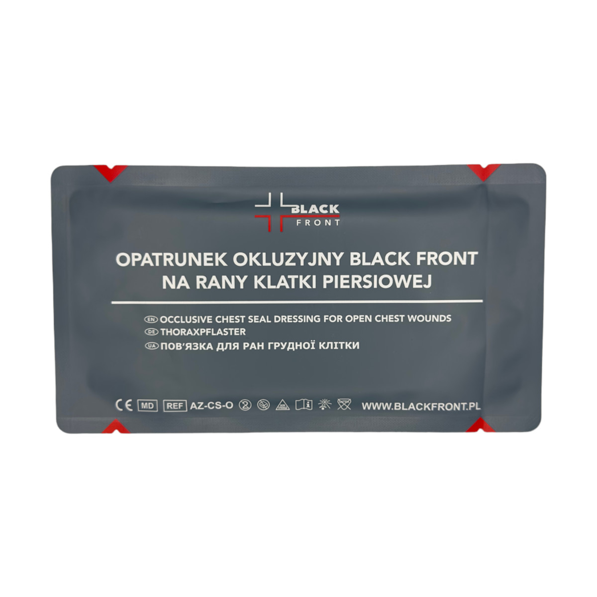 Opatrunek okluzyjny Black Front Chest Seal