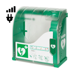 Szafka zewnętrzna AIVIA 200 z alarmem dźwiękowym z zasilaczem i modułem GSM